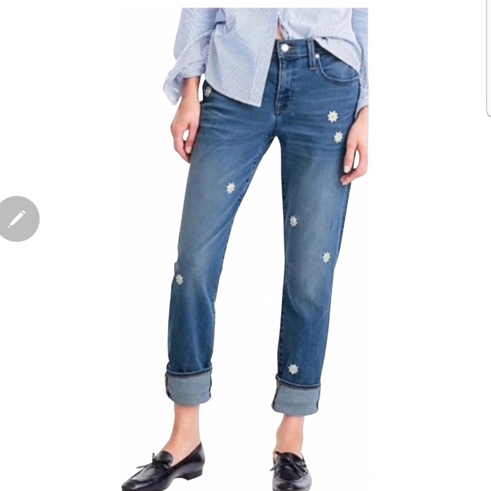 2 pairs!  J. Crew re imagined boyfriend essential cropped Jeans 26/27